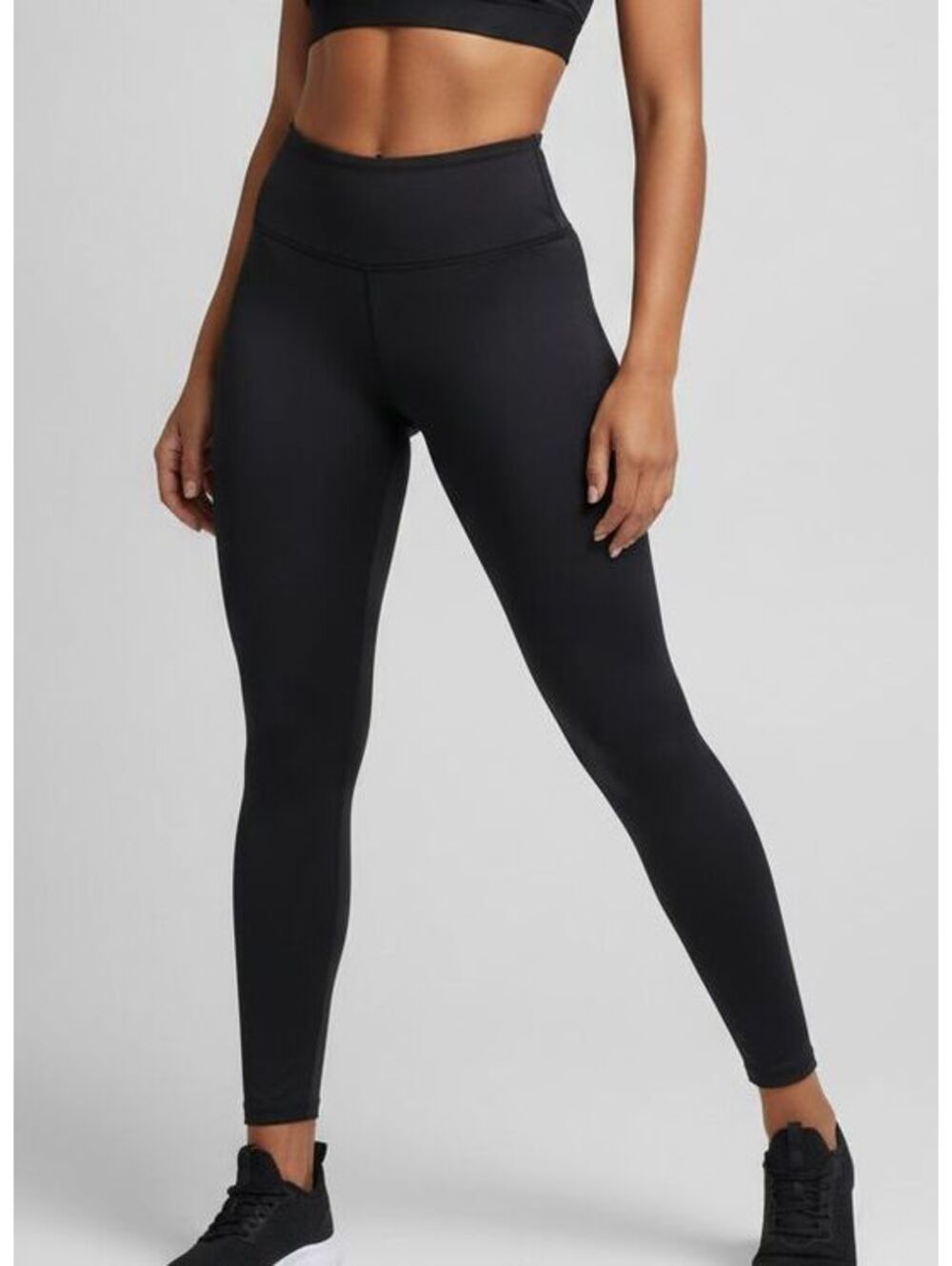 Kyodan Outdoor Black Fleece Lined Leggings Activewear Pants Women's Size M / M